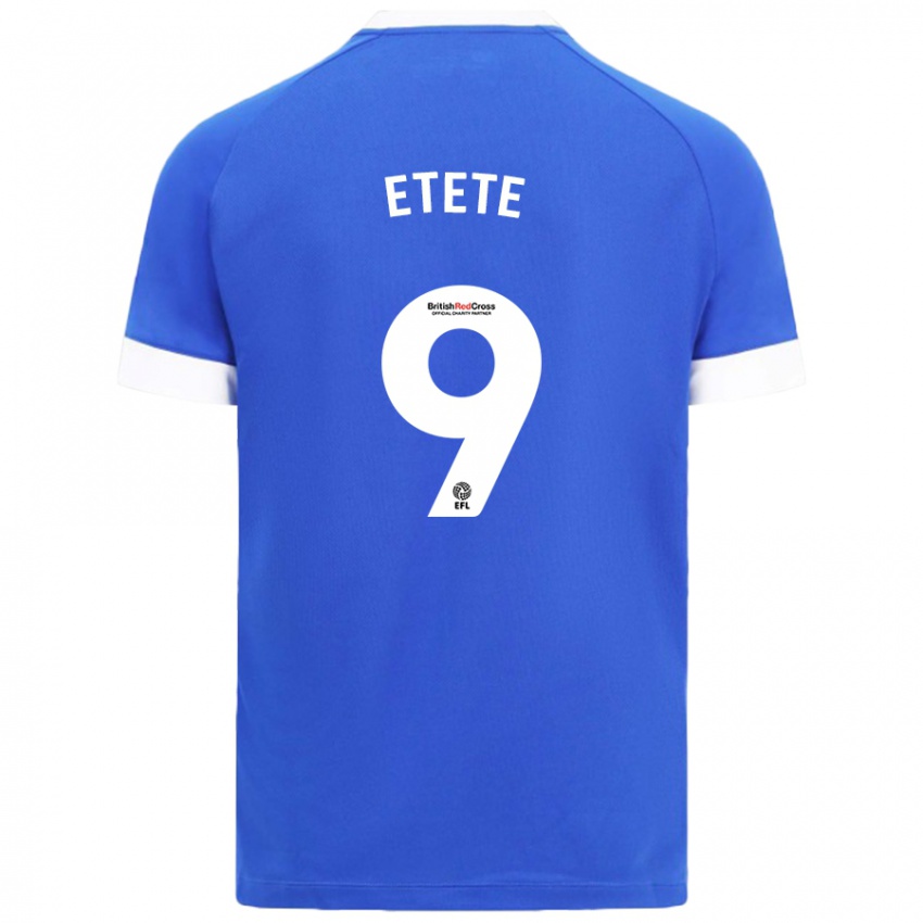 Bambino Maglia Kion Etete #9 Azzurro Kit Gara Home 2024/25 Maglietta