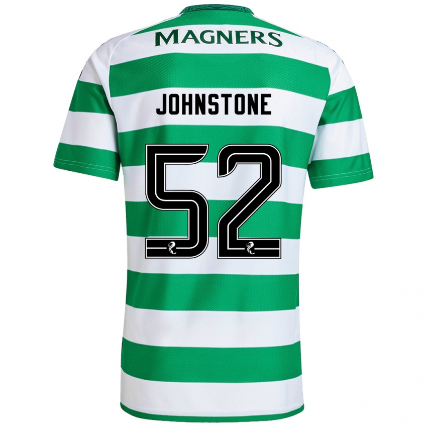 Bambino Maglia Rachael Johnstone #52 Verde Bianco Kit Gara Home 2024/25 Maglietta