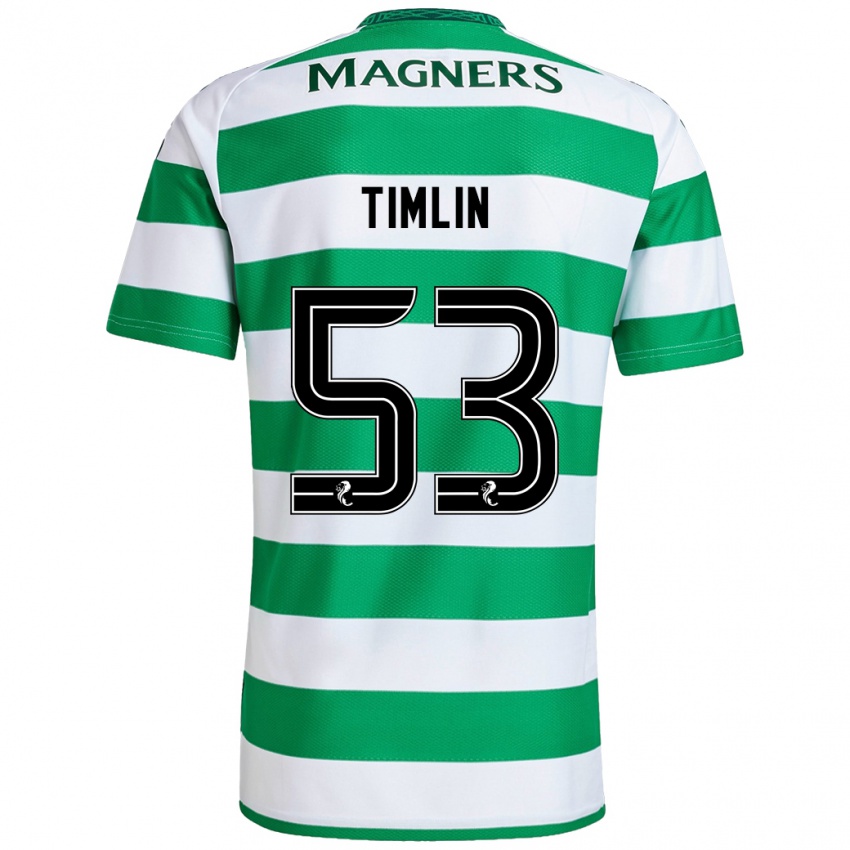 Bambino Maglia Sophie Timlin #53 Verde Bianco Kit Gara Home 2024/25 Maglietta