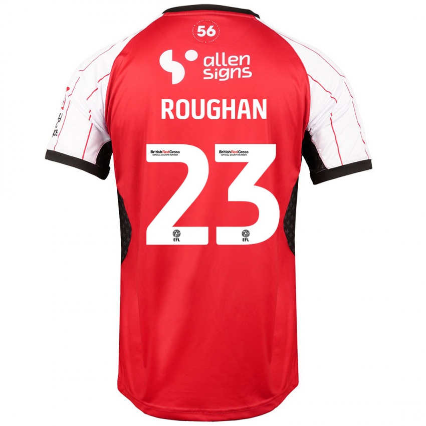 Bambino Maglia Sean Roughan #23 Bianco Kit Gara Home 2024/25 Maglietta