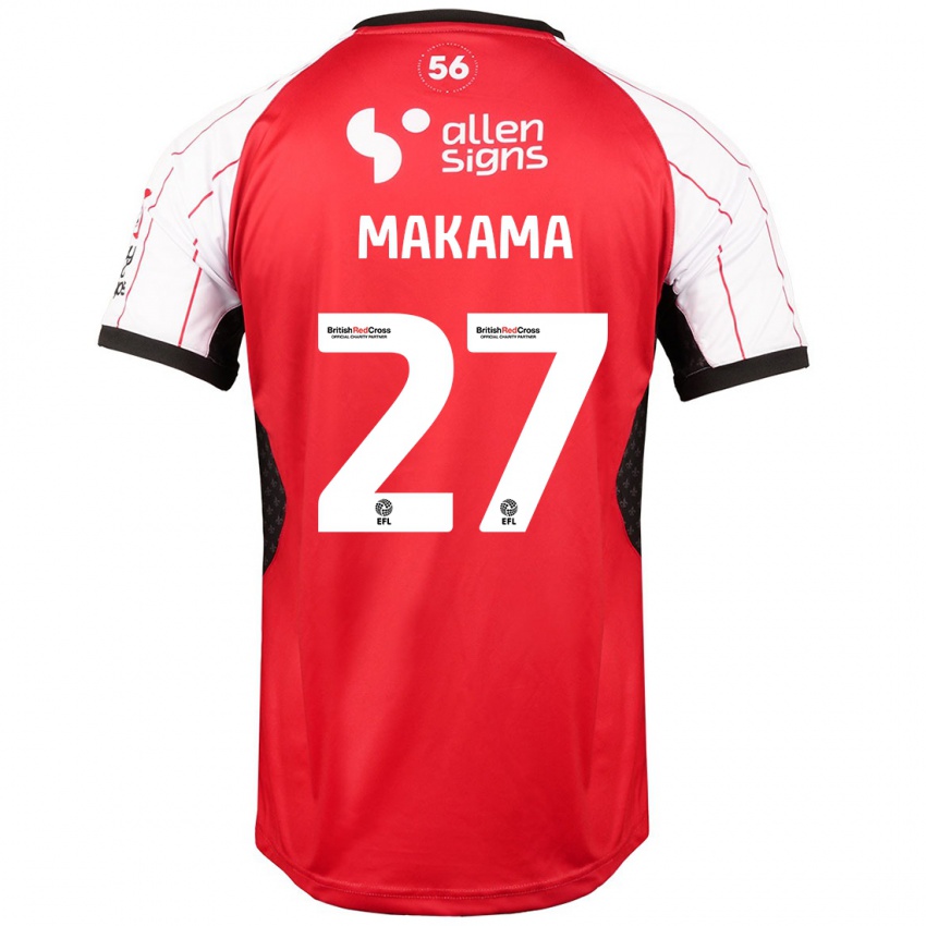 Bambino Maglia Jovon Makama #27 Bianco Kit Gara Home 2024/25 Maglietta