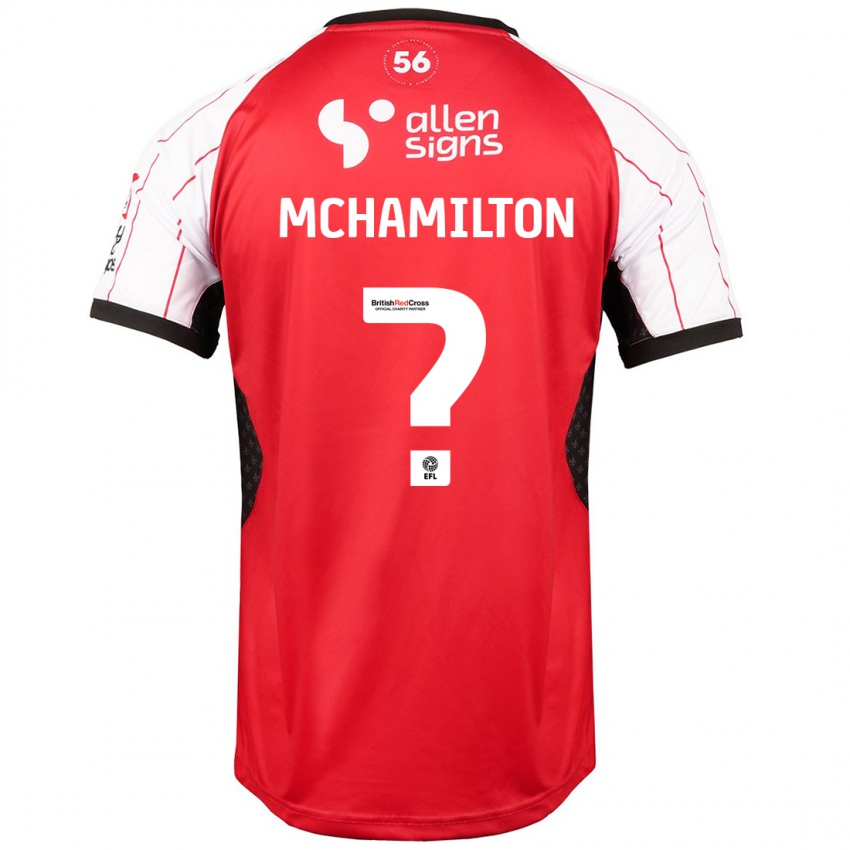 Bambino Maglia Toni Mchamilton #0 Bianco Kit Gara Home 2024/25 Maglietta