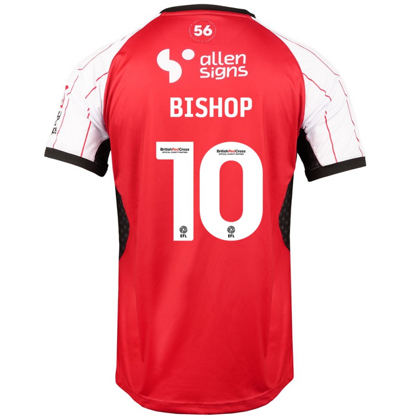 Bambino Maglia Teddy Bishop #10 Bianco Kit Gara Home 2024/25 Maglietta