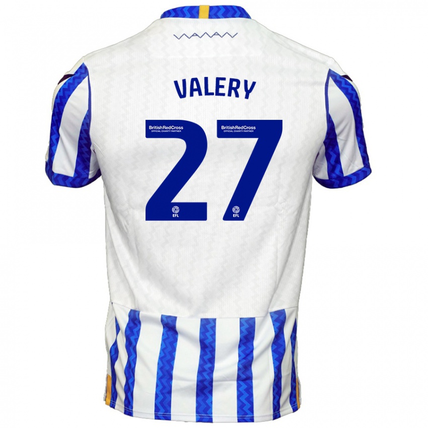 Bambino Maglia Yan Valery #27 Blu Bianco Kit Gara Home 2024/25 Maglietta