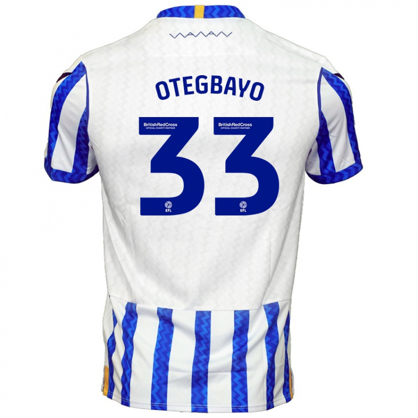 Bambino Maglia Gabriel Otegbayo #33 Blu Bianco Kit Gara Home 2024/25 Maglietta