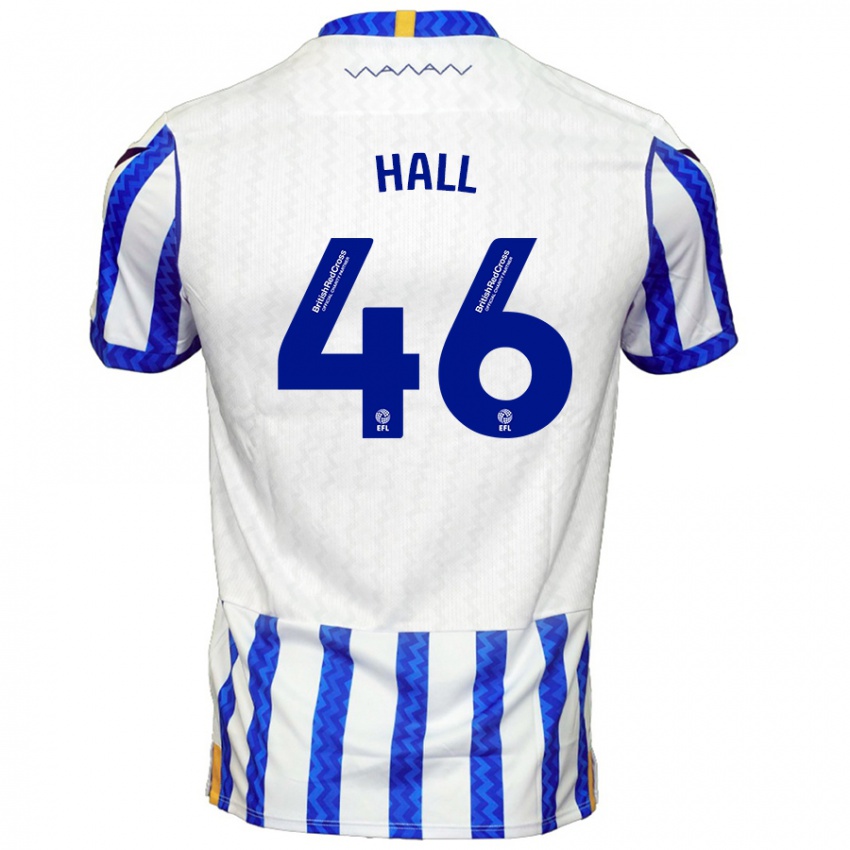 Bambino Maglia Jack Hall #46 Blu Bianco Kit Gara Home 2024/25 Maglietta