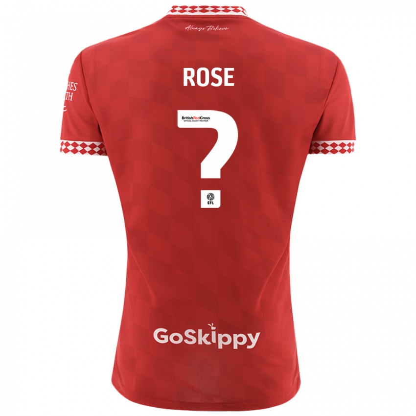 Bambino Maglia Marley Rose #0 Rosso Kit Gara Home 2024/25 Maglietta