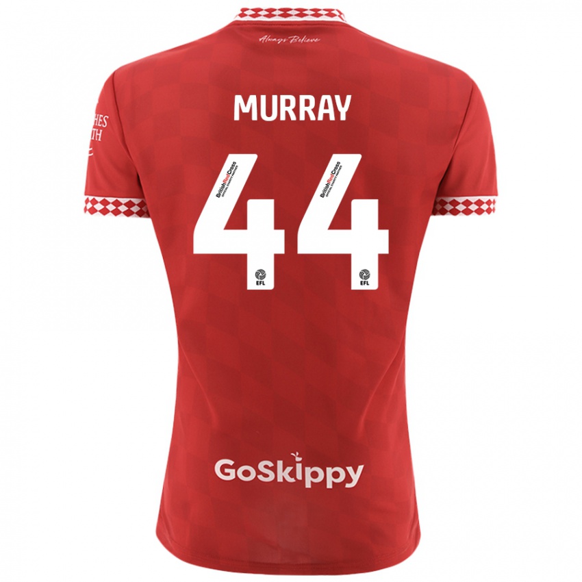 Bambino Maglia Satara Murray #44 Rosso Kit Gara Home 2024/25 Maglietta