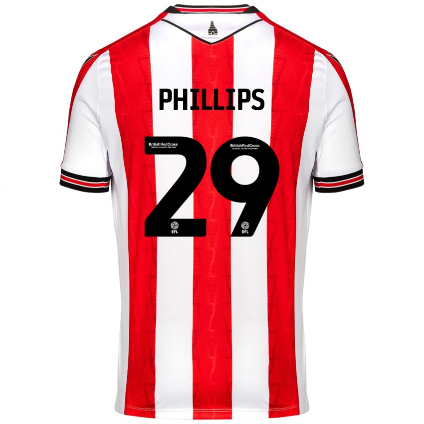 Bambino Maglia D'margio Wright-Phillips #29 Rosso Bianco Kit Gara Home 2024/25 Maglietta