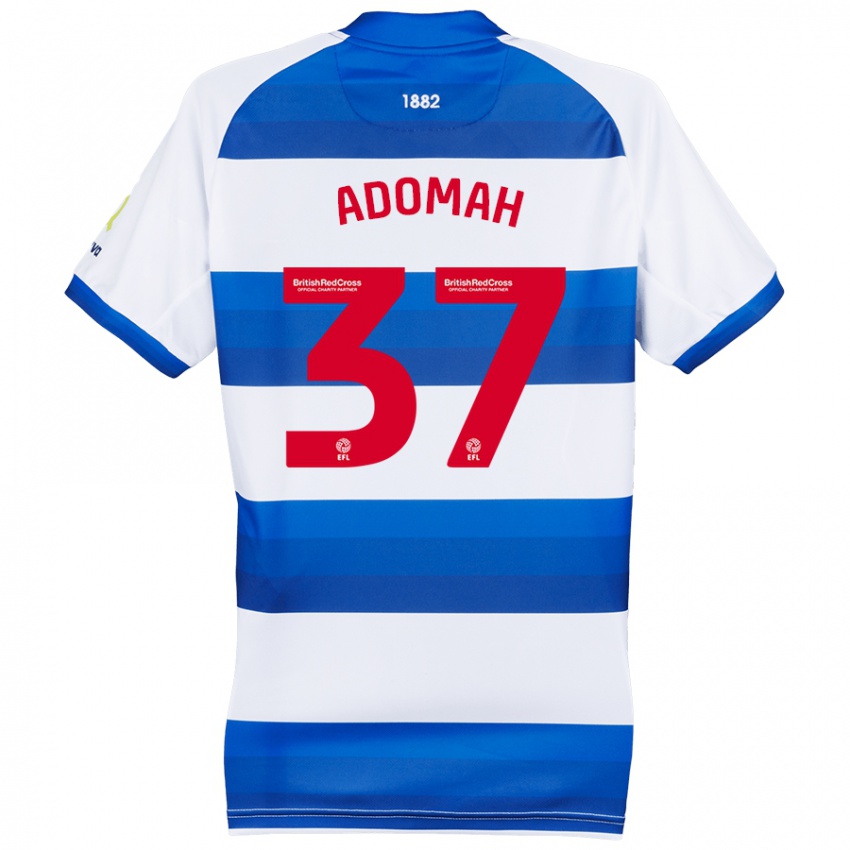 Bambino Maglia Albert Adomah #37 Bianco Blu Kit Gara Home 2024/25 Maglietta