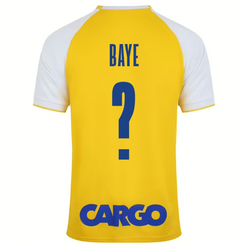 Bambino Maglia Orel Baye #0 Giallo Bianco Kit Gara Home 2024/25 Maglietta