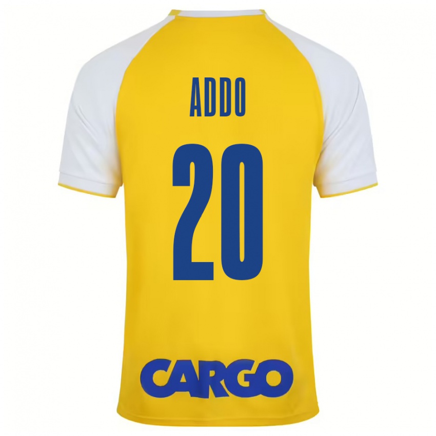 Bambino Maglia Henry Addo #20 Giallo Bianco Kit Gara Home 2024/25 Maglietta