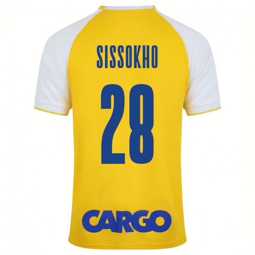 Bambino Maglia Issouf Sissokho #28 Giallo Bianco Kit Gara Home 2024/25 Maglietta