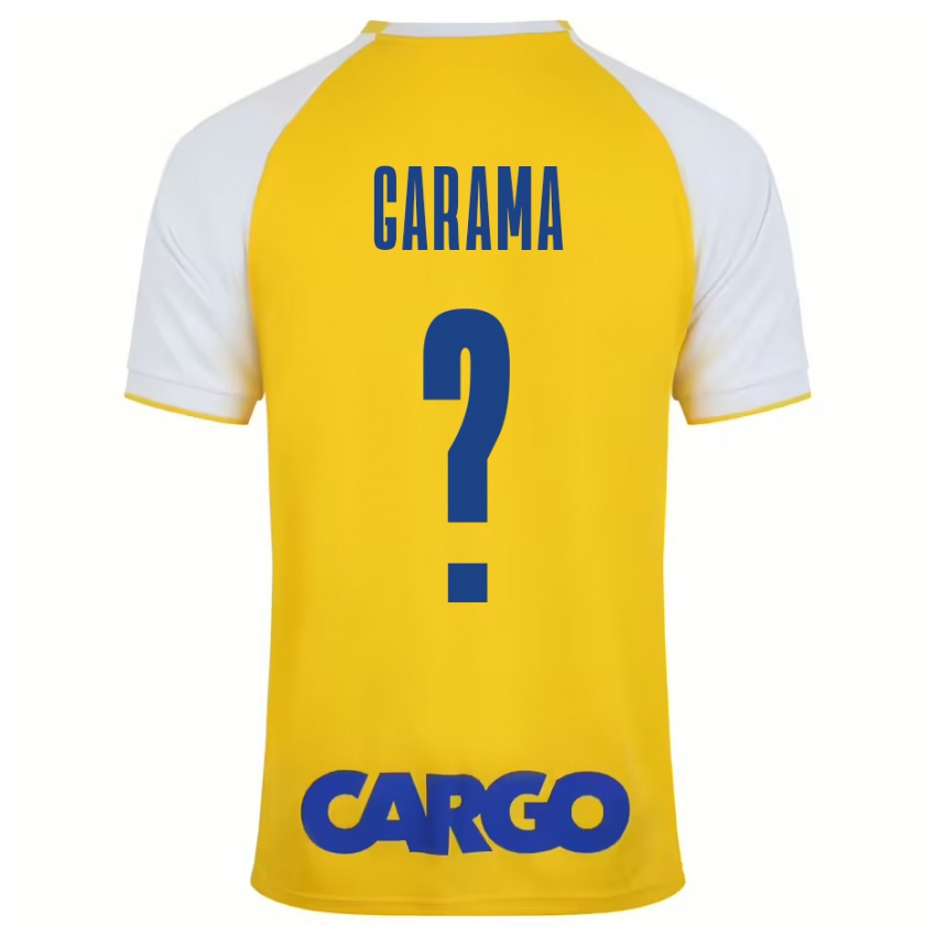 Bambino Maglia Ben Garama #0 Giallo Bianco Kit Gara Home 2024/25 Maglietta