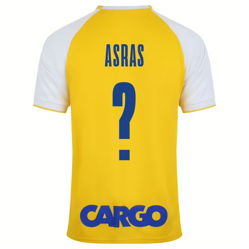 Bambino Maglia Lotem Asras #0 Giallo Bianco Kit Gara Home 2024/25 Maglietta