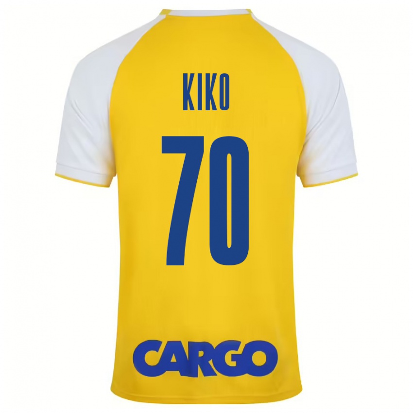 Bambino Maglia Kiko Bondoso #70 Giallo Bianco Kit Gara Home 2024/25 Maglietta