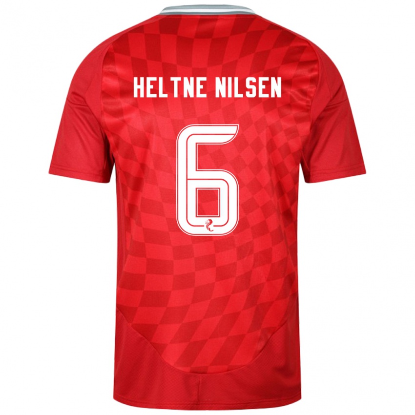 Bambino Maglia Sivert Heltne Nilsen #6 Rosso Kit Gara Home 2024/25 Maglietta