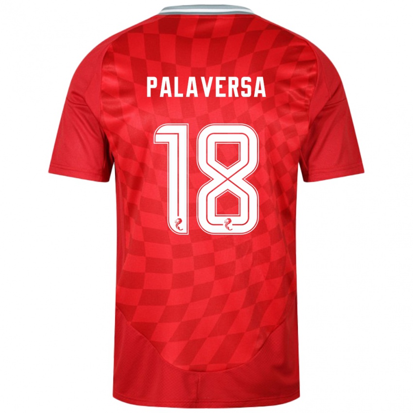 Bambino Maglia Ante Palaversa #18 Rosso Kit Gara Home 2024/25 Maglietta