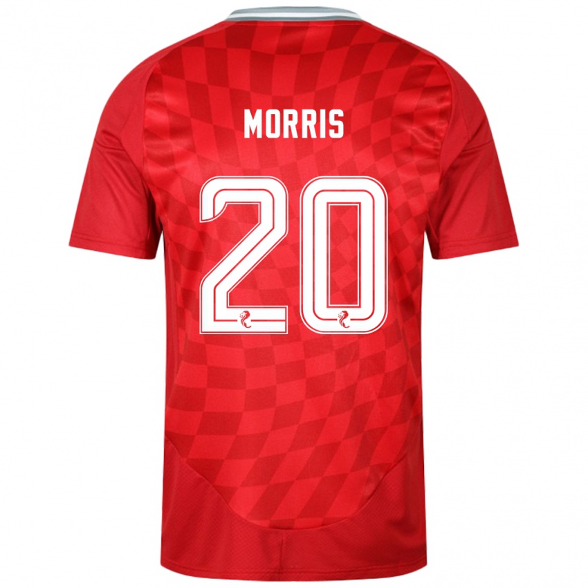 Bambino Maglia Shayden Morris #20 Rosso Kit Gara Home 2024/25 Maglietta