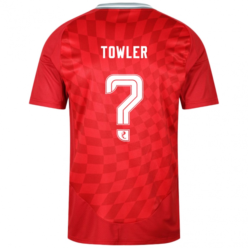 Bambino Maglia Evan Towler #0 Rosso Kit Gara Home 2024/25 Maglietta