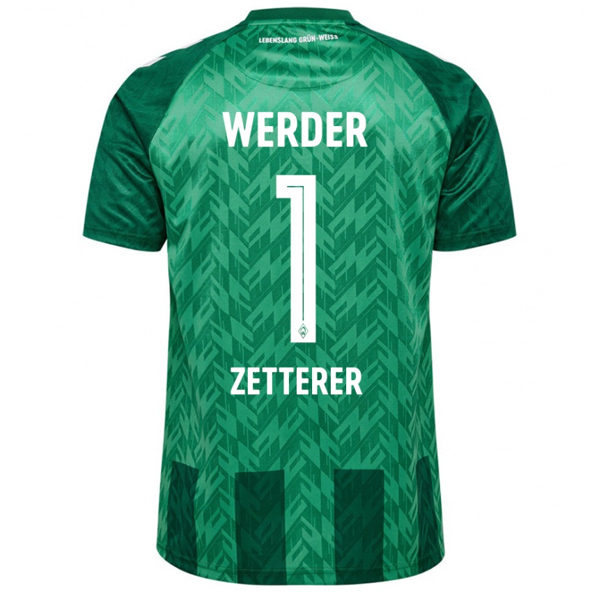 Bambino Maglia Michael Zetterer #1 Verde Kit Gara Home 2024/25 Maglietta