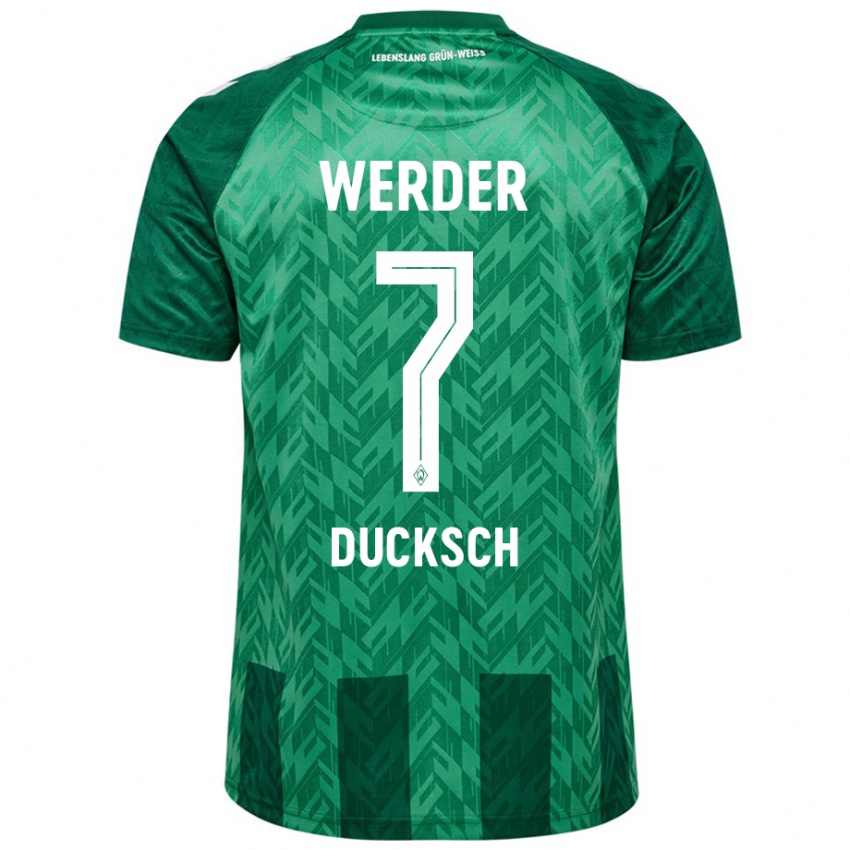 Bambino Maglia Marvin Ducksch #7 Verde Kit Gara Home 2024/25 Maglietta