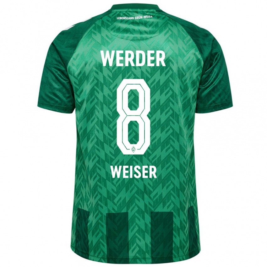 Bambino Maglia Mitchell Weiser #8 Verde Kit Gara Home 2024/25 Maglietta