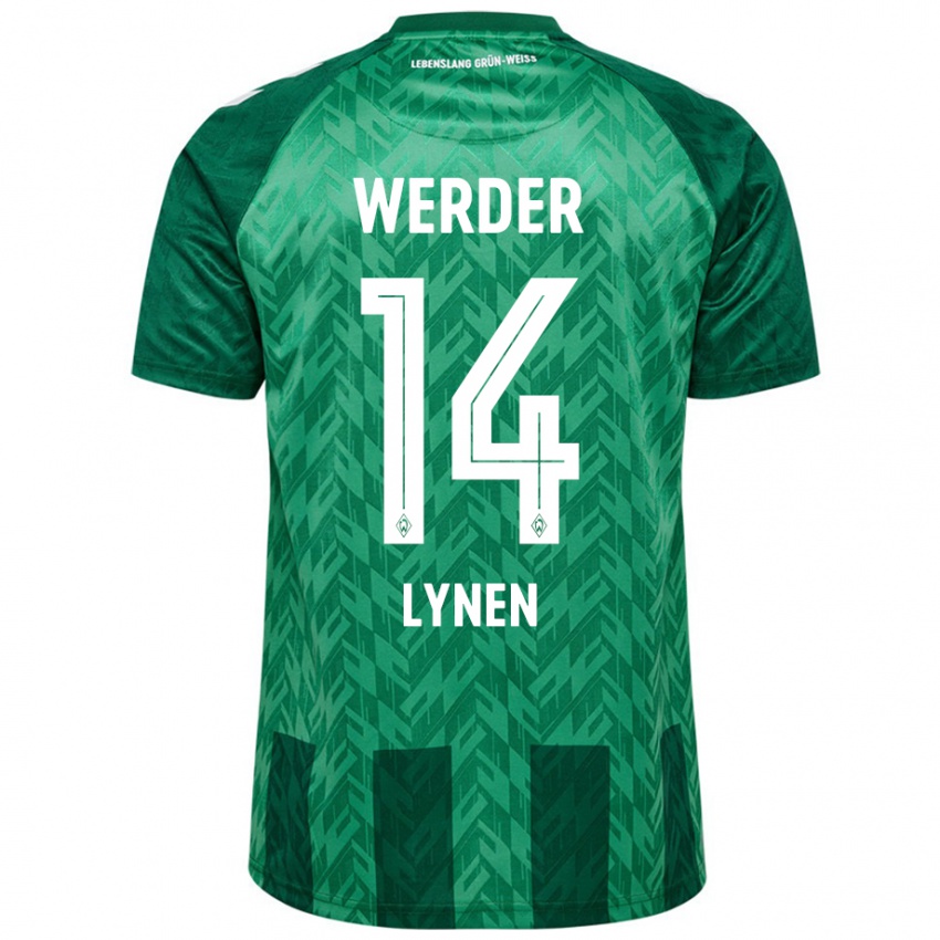 Bambino Maglia Senne Lynen #14 Verde Kit Gara Home 2024/25 Maglietta