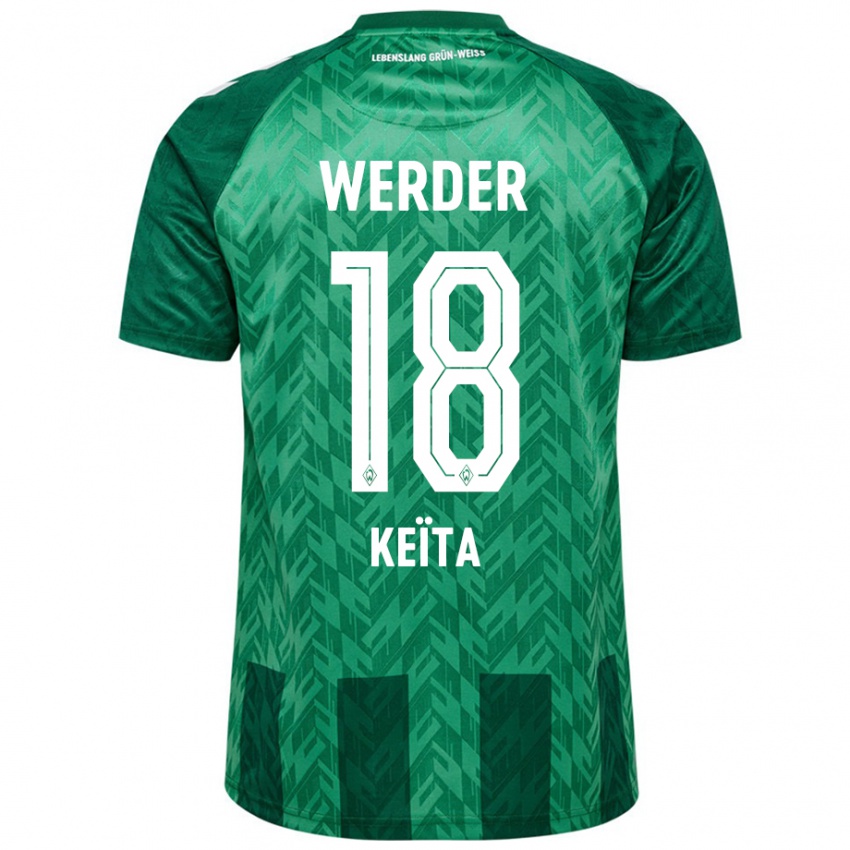 Bambino Maglia Naby Keïta #18 Verde Kit Gara Home 2024/25 Maglietta