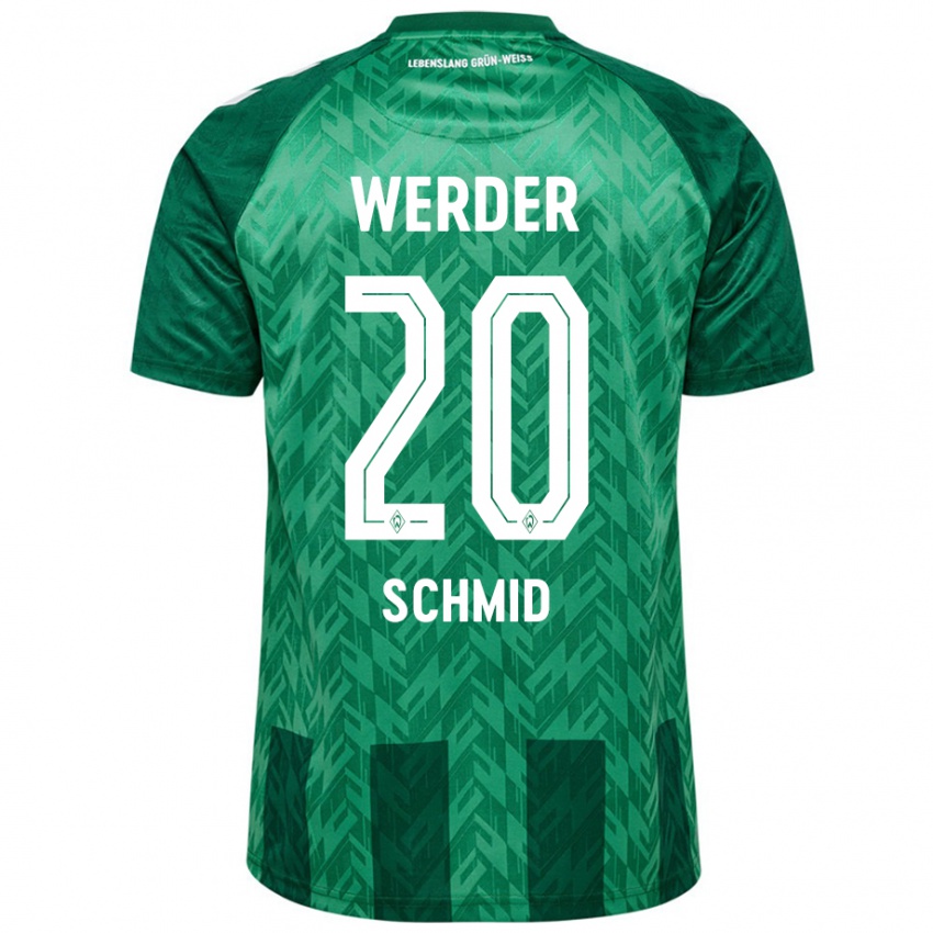 Bambino Maglia Romano Schmid #20 Verde Kit Gara Home 2024/25 Maglietta