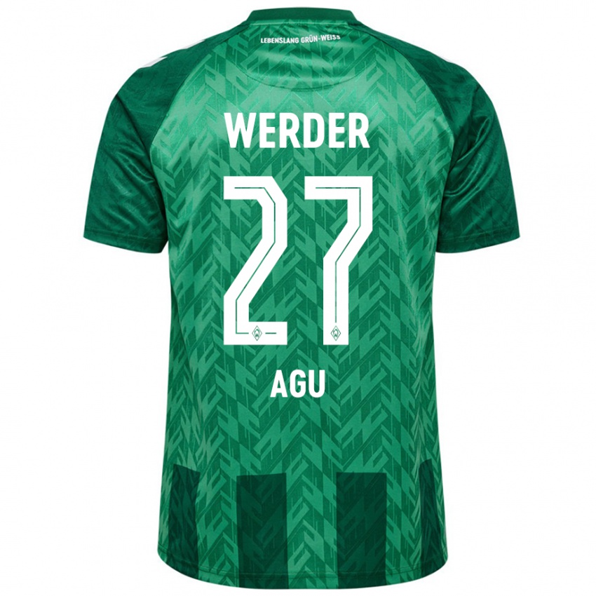 Bambino Maglia Felix Agu #27 Verde Kit Gara Home 2024/25 Maglietta