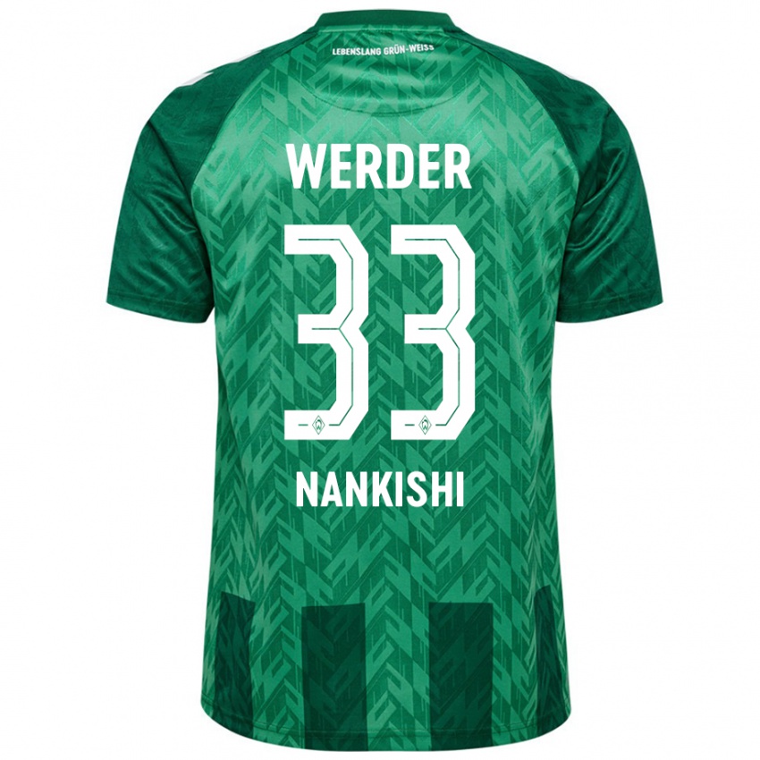 Bambino Maglia Abdenego Nankishi #33 Verde Kit Gara Home 2024/25 Maglietta