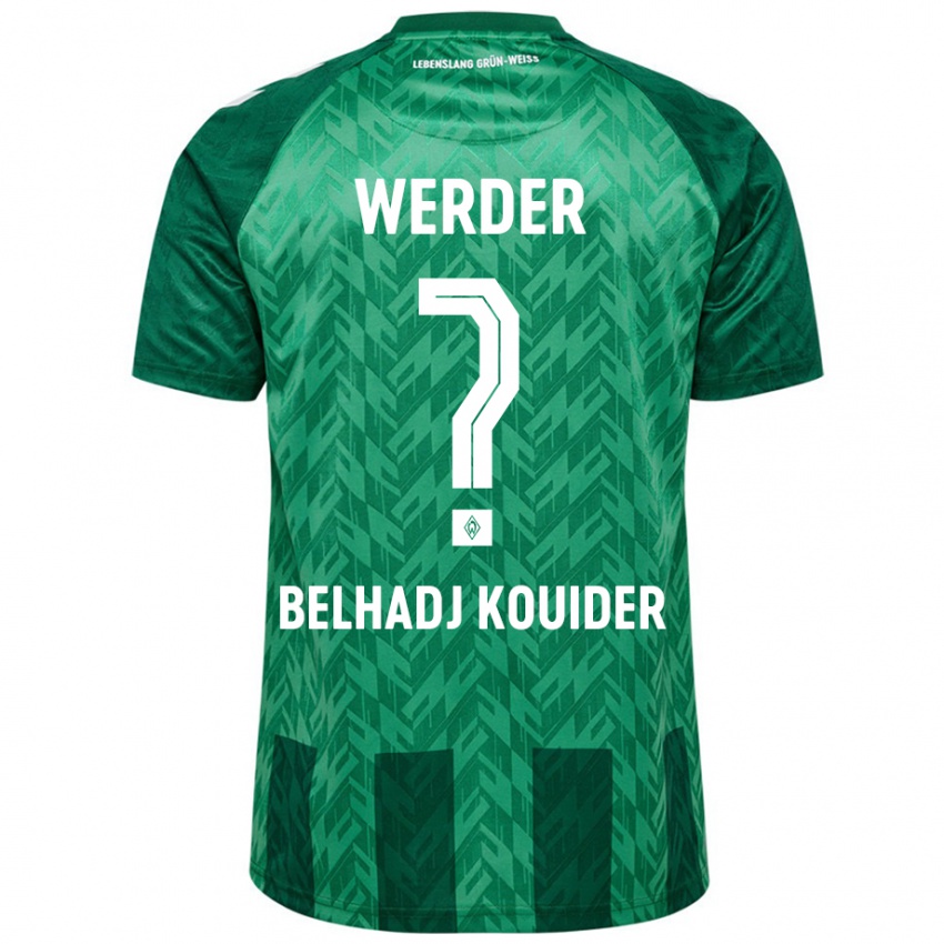 Bambino Maglia Mahfoud Belhadj Kouider #0 Verde Kit Gara Home 2024/25 Maglietta