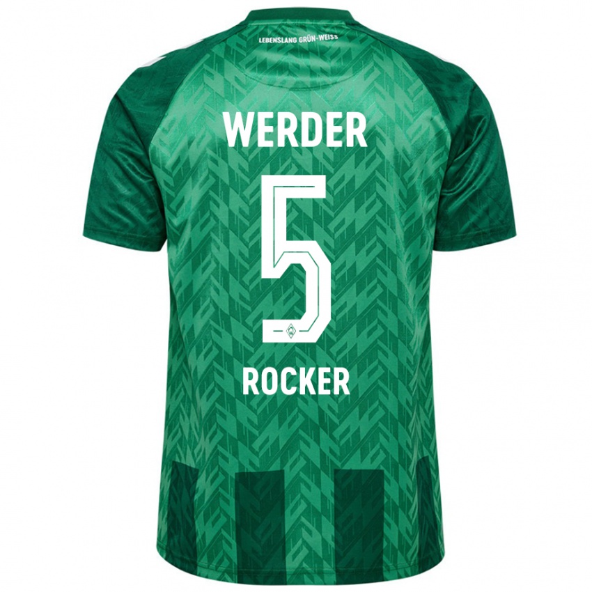 Bambino Maglia Cimo Röcker #5 Verde Kit Gara Home 2024/25 Maglietta