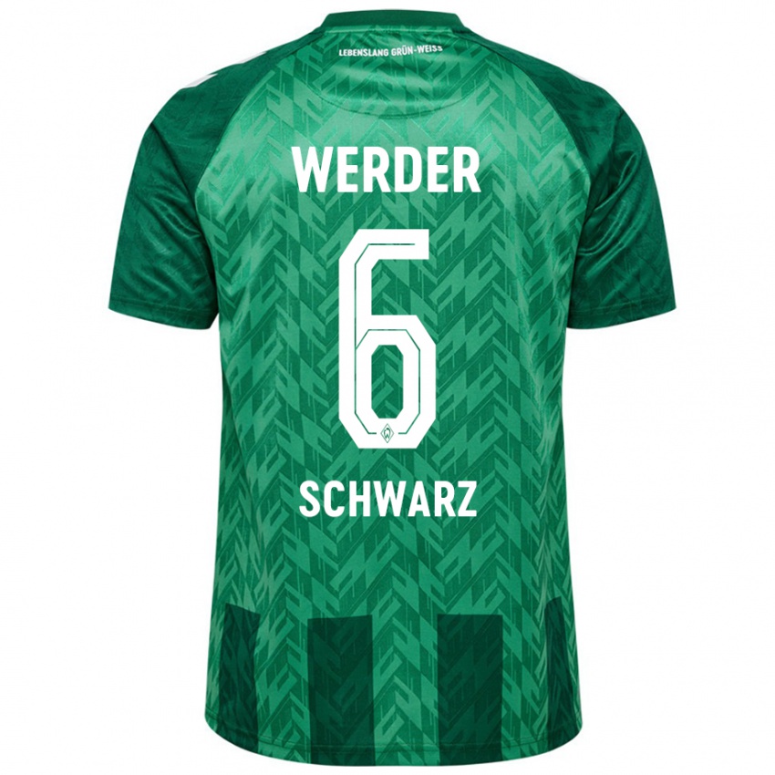 Bambino Maglia Ricardo-Felipe Schwarz #6 Verde Kit Gara Home 2024/25 Maglietta