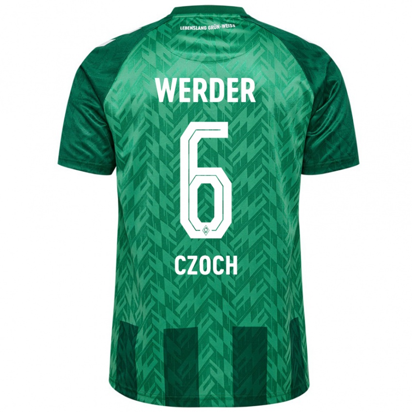 Bambino Maglia Mike Czoch #6 Verde Kit Gara Home 2024/25 Maglietta