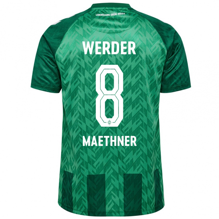 Bambino Maglia Finn Maethner #8 Verde Kit Gara Home 2024/25 Maglietta