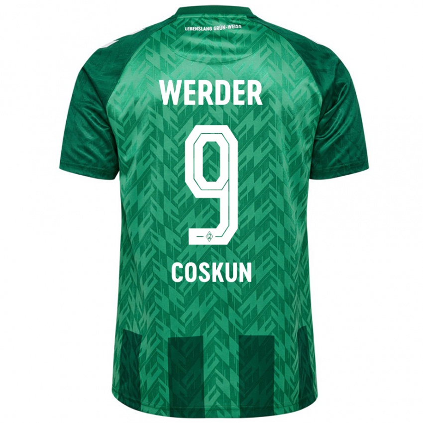 Bambino Maglia Boran-Firat Coskun #9 Verde Kit Gara Home 2024/25 Maglietta