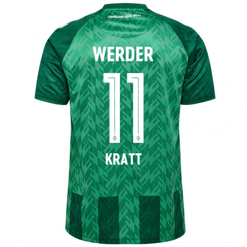 Bambino Maglia Ronan Kratt #11 Verde Kit Gara Home 2024/25 Maglietta