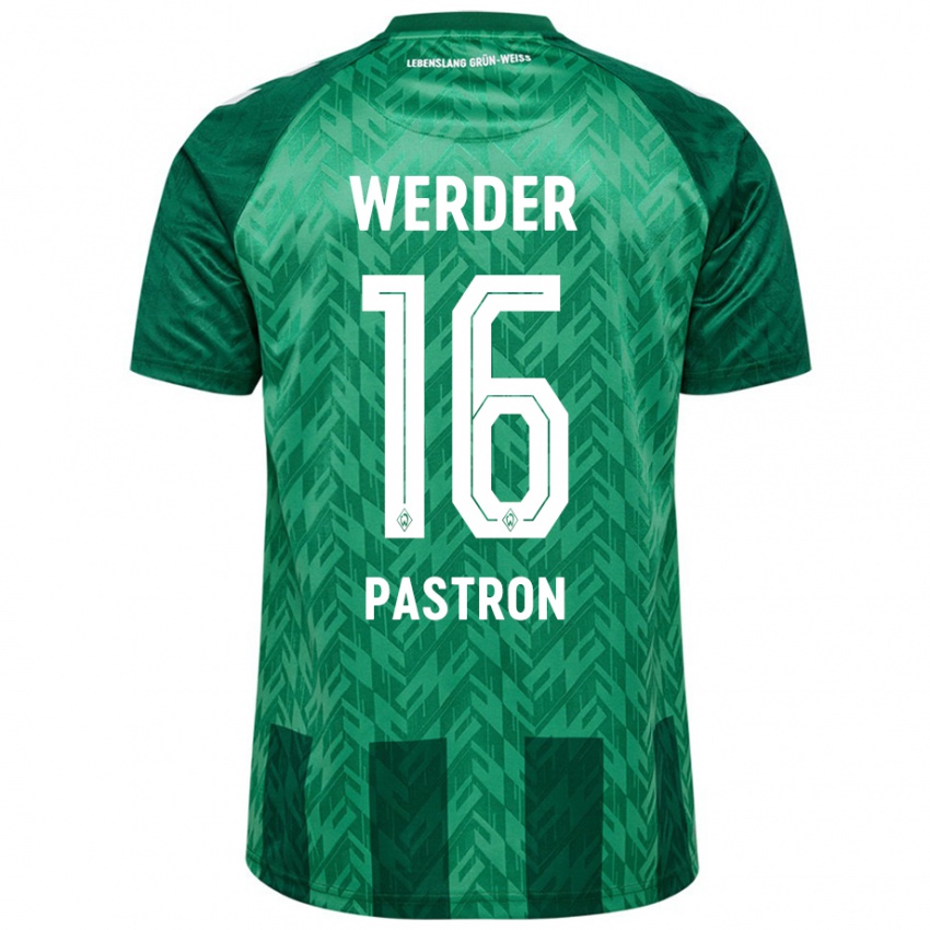 Bambino Maglia Alvin Pastron #16 Verde Kit Gara Home 2024/25 Maglietta