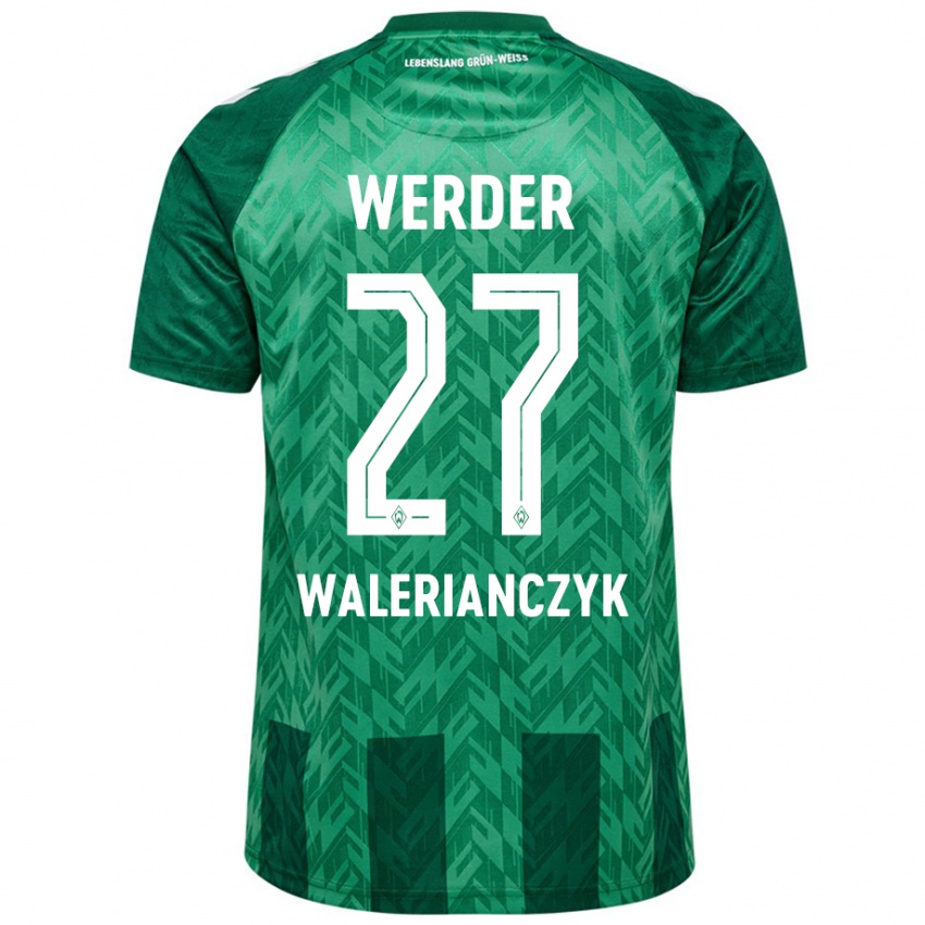 Bambino Maglia Dennis Walerianczyk #27 Verde Kit Gara Home 2024/25 Maglietta