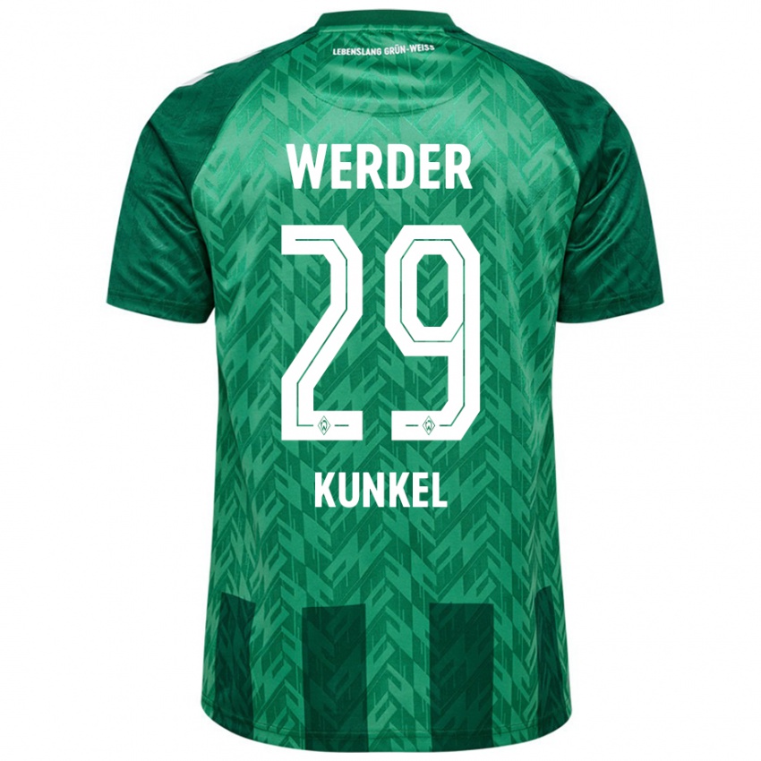 Bambino Maglia Melina Kunkel #29 Verde Kit Gara Home 2024/25 Maglietta