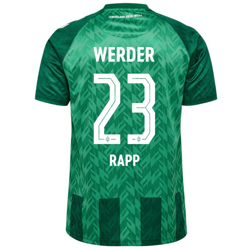 Bambino Maglia Nicolai Rapp #23 Verde Kit Gara Home 2024/25 Maglietta