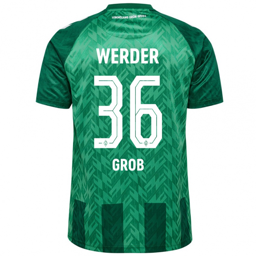 Bambino Maglia Christian Groß #36 Verde Kit Gara Home 2024/25 Maglietta