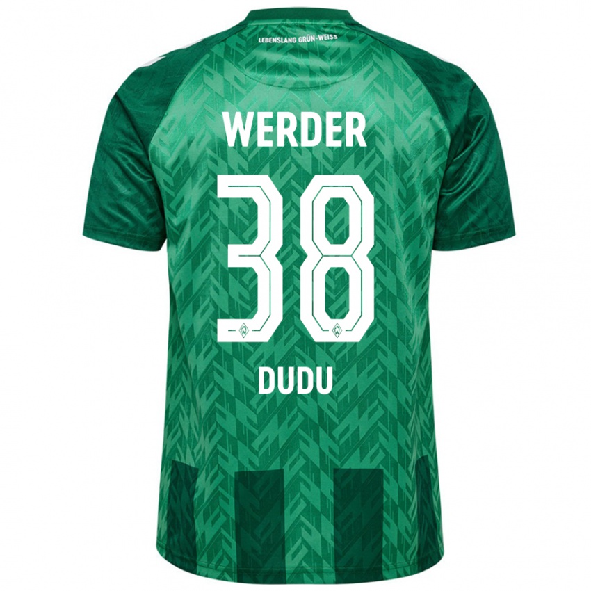 Bambino Maglia Dudu #38 Verde Kit Gara Home 2024/25 Maglietta