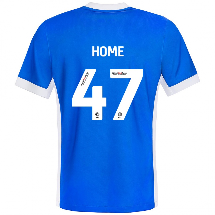 Bambino Maglia Josh Home #47 Blu Bianco Kit Gara Home 2024/25 Maglietta