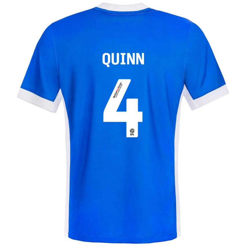 Bambino Maglia Louise Catherine Quinn #4 Blu Bianco Kit Gara Home 2024/25 Maglietta