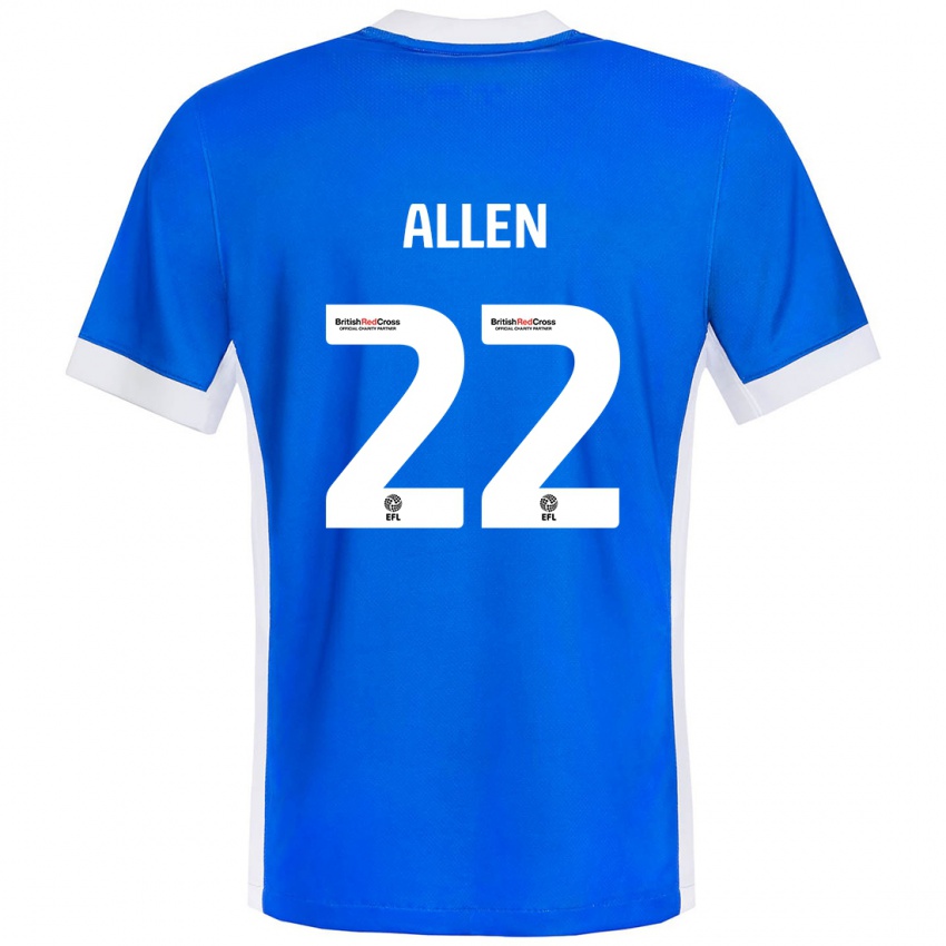 Bambino Maglia Remi Allen #22 Blu Bianco Kit Gara Home 2024/25 Maglietta