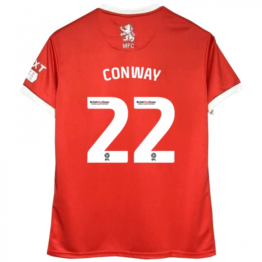 Bambino Maglia Tommy Conway #22 Rosso Bianco Kit Gara Home 2024/25 Maglietta