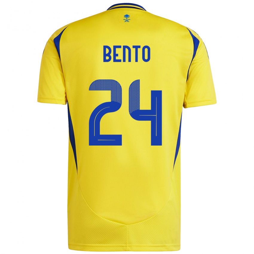 Bambino Maglia Bento #24 Giallo Blu Kit Gara Home 2024/25 Maglietta